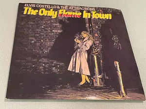 Elvis Costello & The Attractions The Only Flame in Town - Vinyl Record 7" Single - Picture 1 of 5