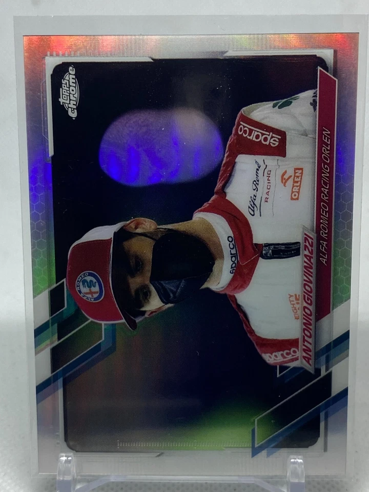2021 Topps Chrome Formula 1 F1 Racers Refractor Antonio Giovinazzi #53 - Image 1 of 2