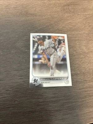 2022 Topps Chrome Edward Cabrera Chrome RC #64 - Image 1 of 2