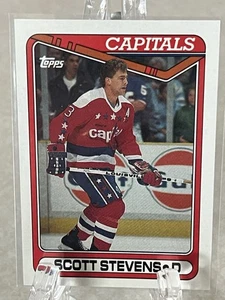 Scott Stevens--1990-91 Topps --Washington Capitals--Envío gratuito - Imagen 1 de 2