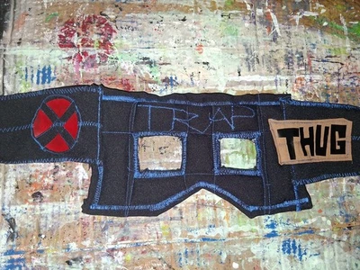 nuevo traje de oficial trampa matón tejido a mano máscara facial por $200.00 Foto 1 de 4