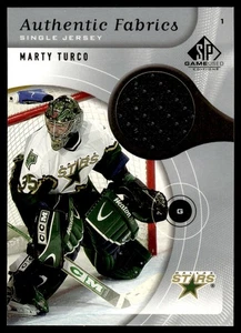 Artefactos de cubierta superior 2005-06 hechos automáticos Marty Turco automático estrellas de Dallas #AF-MT - Imagen 1 de 2