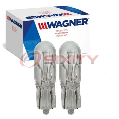 2 pc Wagner Turn Signal Indicator Light Bulbs for 1985-2004 Chevrolet mp - Image 1 of 4