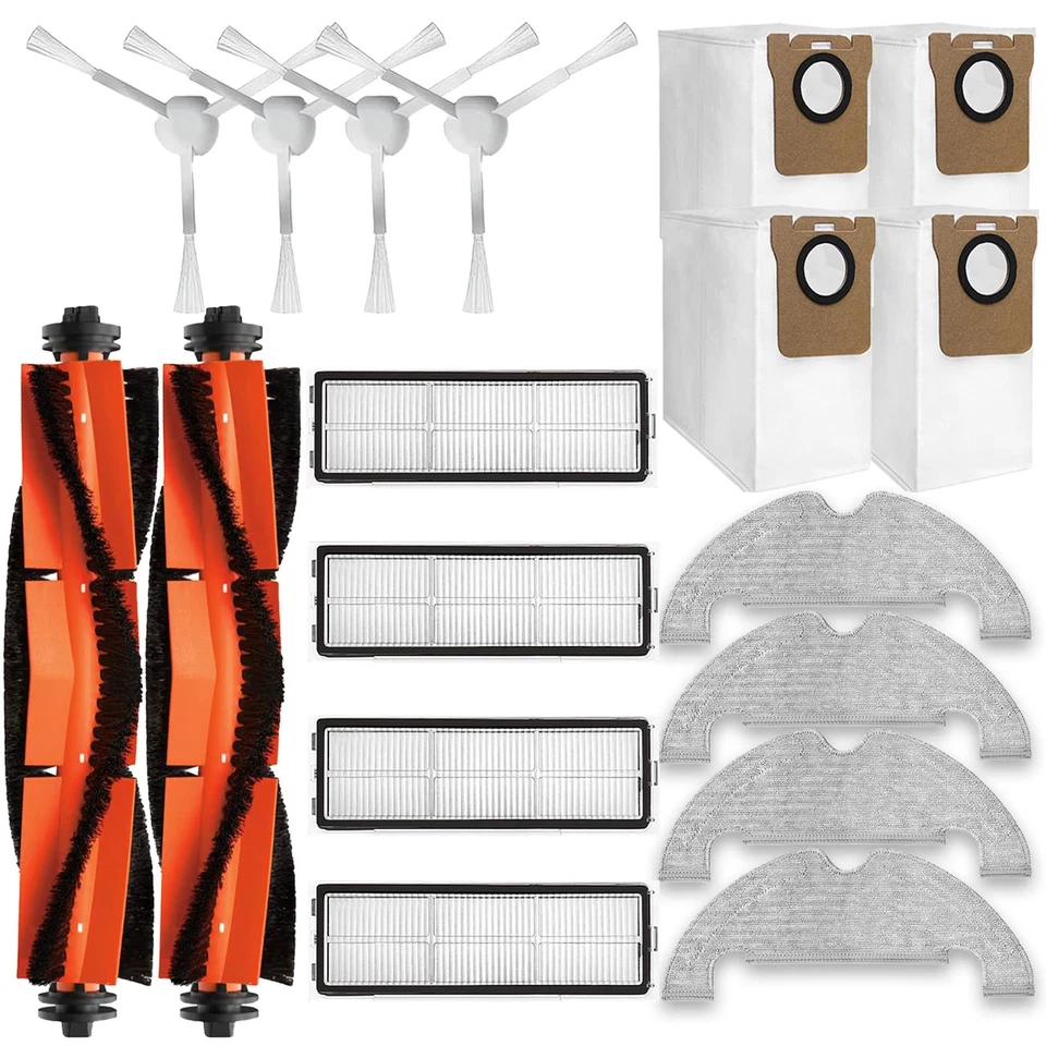 JINDEHUI Kit Accessori di Ricambi per Dreame D10 Plus RLS3D / Z10 PRO RLS5D /