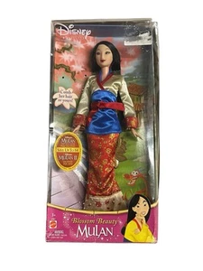 Disney Blossom Beauty Mulan Barbie doll by Mattel G7947 2004 NEW IN BOX - Picture 1 of 2