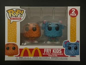 Funko Pop! Ad Icons McDonald's Fry Kids Orange and Blue 2 Pack NEW - Picture 1 of 6