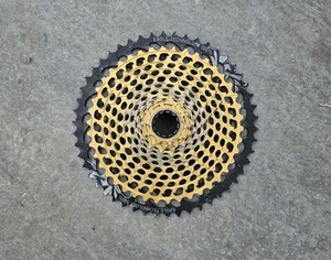 SRAM XX1 Eagle Gold Kassette XG-1299 12-speed 10 - 50 T, nur 362 Gramm - Bild 1 von 3