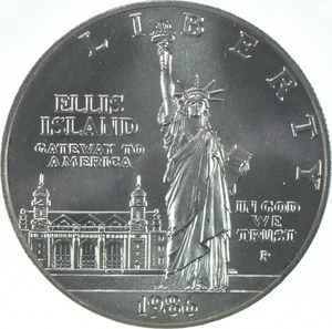 1986-P Unc Statue of Liberty Commemorative Silver Dollar $1 *9028 - Picture 1 of 3