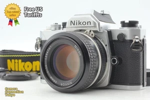 [Fast neuwertig] Nikon FM silberne analoge Spiegelreflexkamera 35 mm Ai 50 mm f/1,4 Objektiv aus Japan - Bild 1 von 15