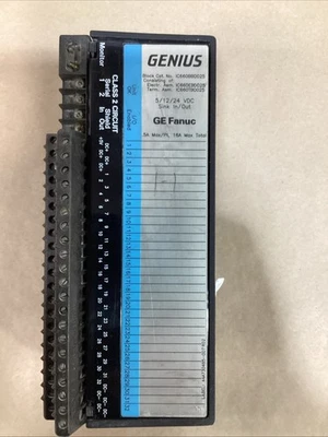 GE Fanuc  (BLOCK NUMBERIC660BBD025) GENIUS Isolated In /Out PLC Module  - Image 1 of 4