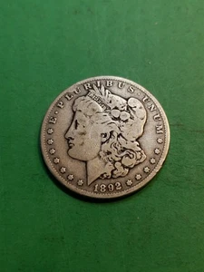 Dólar de plata Morgan 1892-O de colección inferior - Imagen 1 de 2