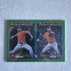 2024 Topps Update - Henley & Shawn Dubin - #US252 Green Foil Parallel /499 - Bild 1 von 2