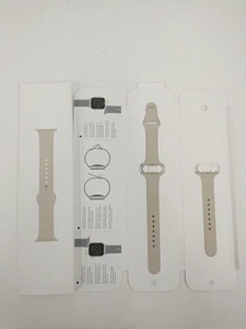 Montre bracelet sport Apple Starlight authentique taille 45 mm S/M/L - Photo 1 sur 7