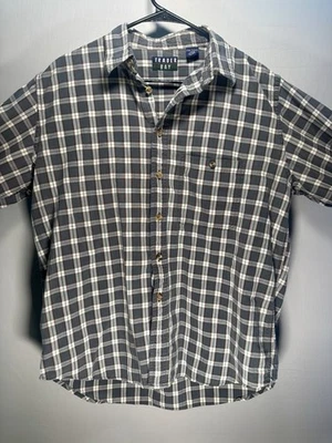 Trader Bay Long Sleeve Plaid Shirt Size Large. Outdoor Wear men’s  Clothing - Image 1 of 4
