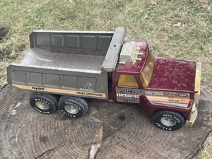 VTG NYLINT #37 Contracting Dump Truck 24 HR Service Contractor Crew PRESSED MTL - Picture 1 of 10