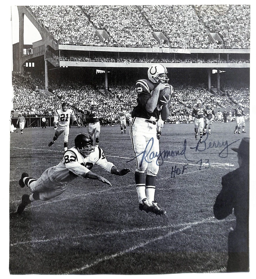 Raymond Berry Autographed 10x12 Book Page Colts - Image 1 of 1