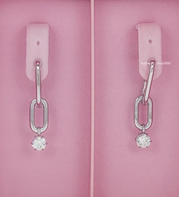 New 100% Authentic SWAROVSKI Rhodium Crystals Constella drop earrings 5728584 - Image 1 of 4