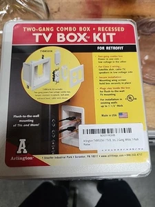 Arlington Recessed TV Box Kit for Power & Low-Voltage (TVBR505K) - Afbeelding 1 van 6