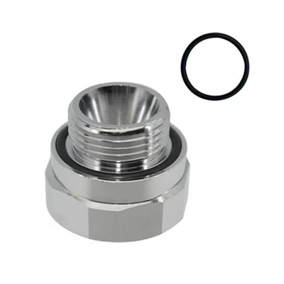 High Quality 27mm-2.0 Thread Size Oil Drain Valve Adapter With O-ring - Image 1 of 4