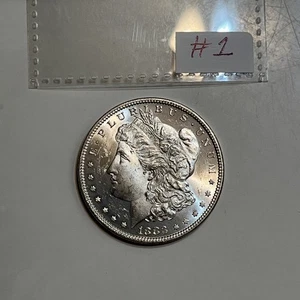 1883 Morgan Dollar Prooflike Or Better Ungraded Uncirculated, (#1) - Picture 1 of 12