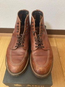 ALDEN Boots 405 Indy Boots Leather Brown Size 7 - Imagen 1 de 10