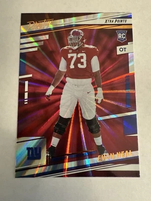 2022 Panini Prestige Rookies Evan Neal #364 Xtra Points Sunburst (RC) Giants - Image 1 of 4