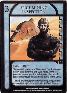 Dune CCG - Eye of the Storm SPICE MINING INSPECTION M/GEM MINT Tip Top Shelf - Picture 1 of 1