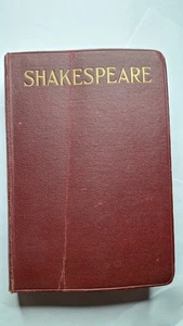 Antique “Complete Works of Shakespeare” Book…1911. Red. Hardcover. Stories.... - Imagen 1 de 11