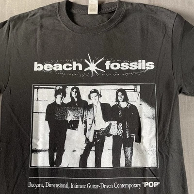 Camisa Beach Fossils Para Hombres Pequeña Banda de Rock de Nueva York 2013 Clash The Truth Foto 1 de 4