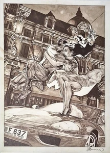Daredevil #89 Lee Bermejo 11x17 IMPRESIÓN ENMARCADA de Póster Artístico Original Marvel Comic - Imagen 1 de 1