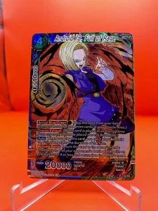 Dragon Ball Super CCG Android 18, Full of Rage Gold Stamped Foil P-172 PR Bandai - Bild 1 von 2