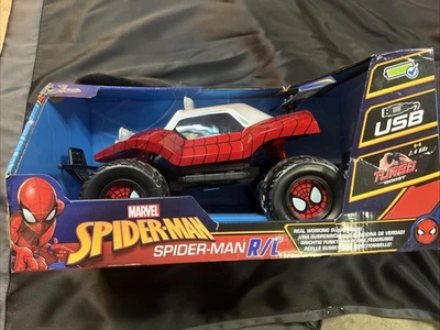 Marvel Spider-Man Car Truck RC Buggy With Turbo Boost Remote No. 33138 - Image 1 of 4