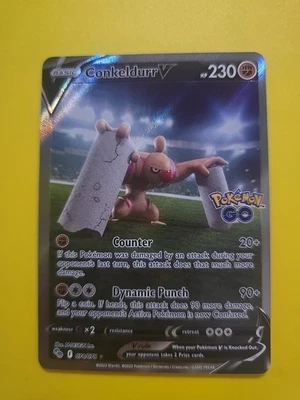 Conkeldurr V (Alternate Full Art) 074/078 Pokémon GO Holo - Image 1 of 4