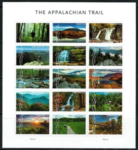 Panel de 15 estampillas Forever Scott # 5960 (MNH) The Appalachian Trail de Estados Unidos como nuevas - Imagen 1 de 1