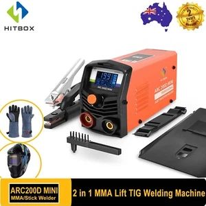HITBOX Mini Stick Welder 2 in 1 Lift TIG MMA 15A Plug Electric Welding Machine - Picture 1 of 16