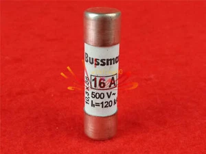 1PCS Bussmann C10G16 (16A) 500V 10*38mm IEC60269 Fusibile a ghiera industriale - Foto 1 di 1