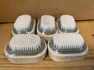 (5 PACK) Pumice Stone Foot Scrubber-Bristle Brush Ultimate Smooth Feet (NEW) - Picture 1 of 2