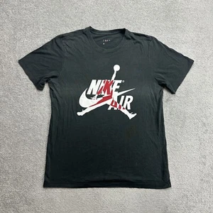 Camiseta hombre AIR JORDAN NIKE talla L baloncesto deporte Jumpman logo 4701 negra - Imagen 1 de 7