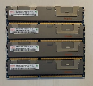 HYNIX 32GB 4x 8GB PC3-10600R ECC Server Memory RAM HMT31GR7BFR4A - Picture 1 of 1