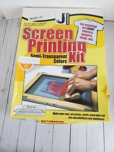 Jacquard Screen Printing Kit Semi Transparent Colors - New Open Box - Picture 1 of 7