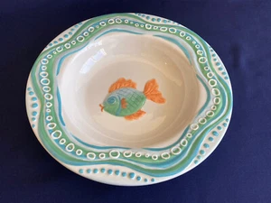 Tabletops Lifestyles SEASIDE Soup Salad Bowl 9 5/8" Beach House Decor New - Picture 1 of 5
