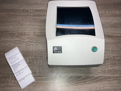 Zebra TLP3842 Thermal Label Printer USB Ethernet /  3842-10300-0001 - Image 1 of 4