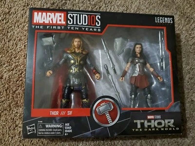 Marvel Legends Studios Primeros 10 Años Leyendas Thor y Sif SELLADO VER DETALLES Foto 1 de 4