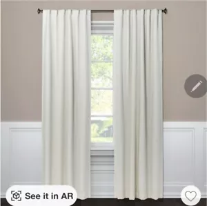 ✨️ 50"x84" Blackout Aruba Window Curtain Panel Sour Cream - Threshold - Picture 1 of 5