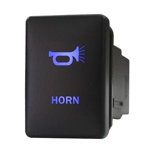 Interruptor pulsador HORN 954BM 12V LED azul momentáneo para Toyota Highlander Tundra RAV4 - Imagen 1 de 1