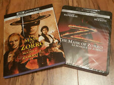 /1811 The Mask of Zorro 4K UHD & Blu-ray w/ Rare Slipcover (Bilingual) SEALED!