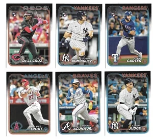 2024 Topps Series 1 Base Singles U Pick your Player - #200 - 350 - Picture 1 of 145