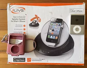 Apple iPod Nano 4 GB No Cord And iLive Rotating Dock Speaker System For iPod - Picture 1 of 18