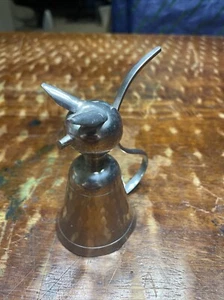 Napier Barware Style Pewter Jigger Shot Glass Kitty Cat - Picture 1 of 6