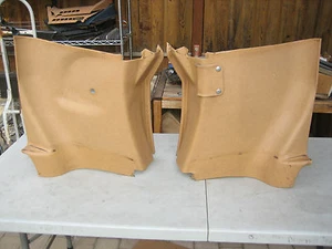 Mercedes W107 Rear Interior Panels L&R Palomino 81-89 380SL 560SL - Bild 1 von 12